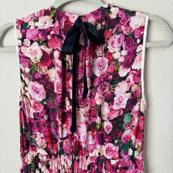 Kate Spade New York Rose Print Tie Back Dress - Picture 14 of 16